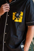 Men summer pajama set Black T-shirt + Pants